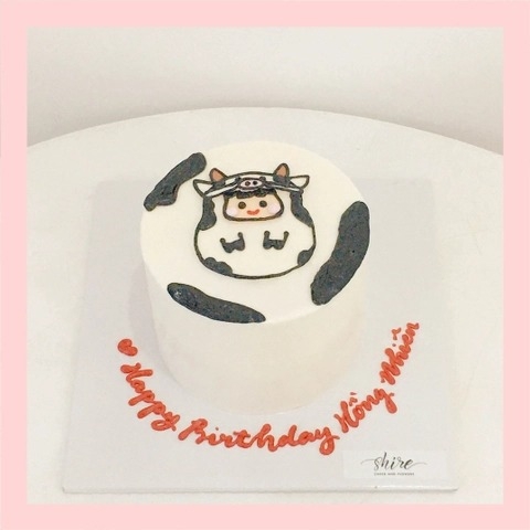 Bánh mini hình thú cute cho bé  - Bánh kem bơ mini 10-12cm
