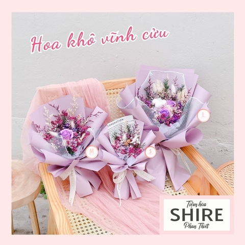 Hoa khô/Hoa bất tử size S/M/L