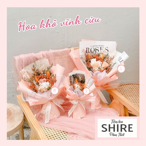 Hoa khô/Hoa bất tử size S/M/L