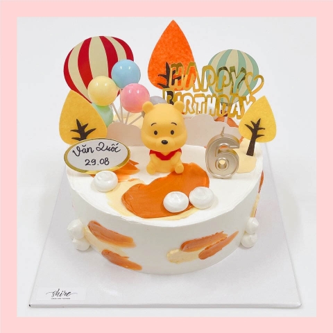 Bánh kem Gấu Pooh/Mickey - Bánh sinh nhật trẻ em