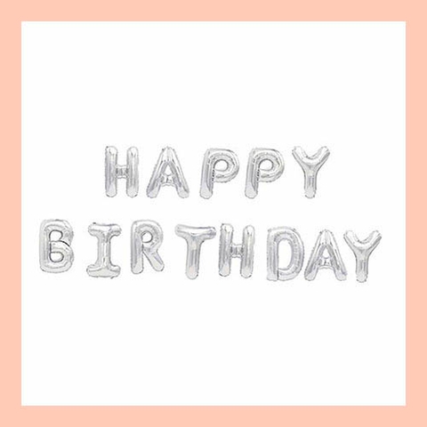 Phao chữ Happy Birthday