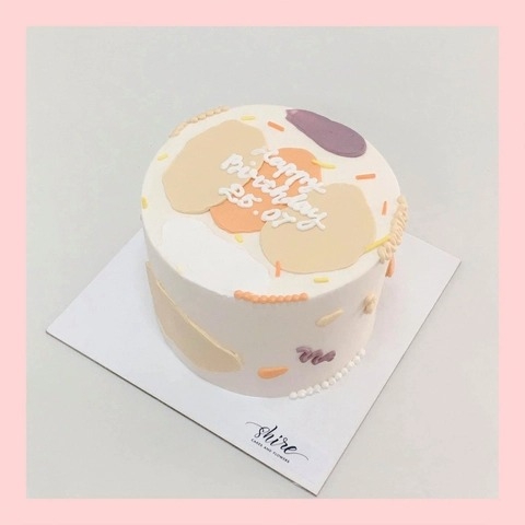 Bánh mini style Hàn Quốc -  Bánh kem bơ mini 10-12cm Korean style