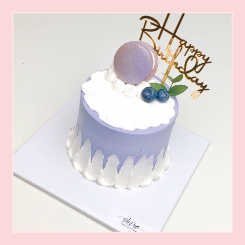 Bánh mini trang trí macaron- Bánh kem bơ mini 10-12cm