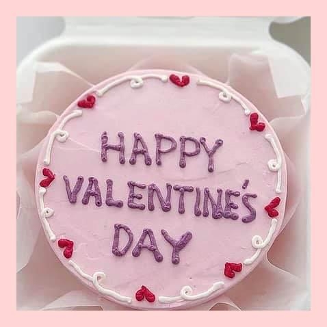 Mini Bento tone màu hồng - Bánh kem bơ mini hộp bã mía