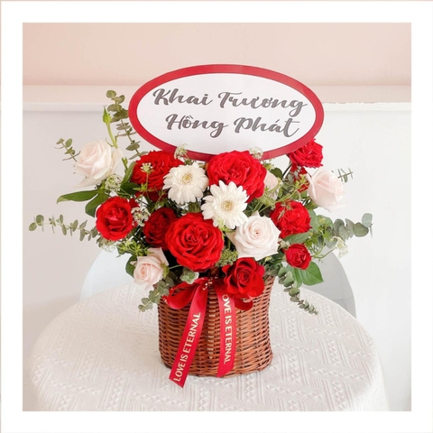 Giỏ hoa tươi mừng sinh nhật