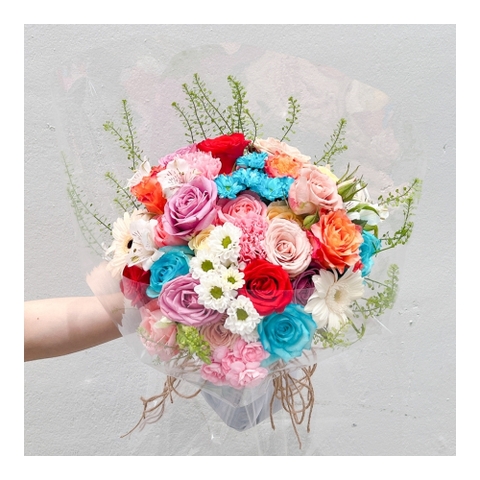 Bó hoa tươi tone mix