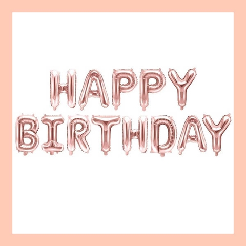 Phao chữ Happy Birthday