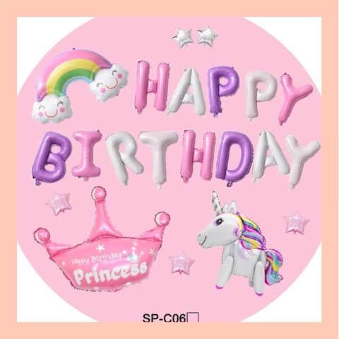 Set bong bóng trang trí tiệc nhỏ - Nhiều chủ đề