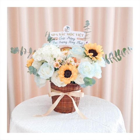 Giỏ hoa tươi mừng sinh nhật