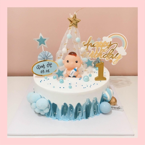 Bánh kem thôi nôi/ đầy tháng - Bánh sinh nhật trẻ em