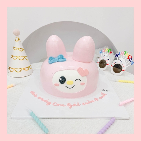 Bánh tạo hình con gấu/ con thỏ 3D - Bánh sinh nhật trẻ em