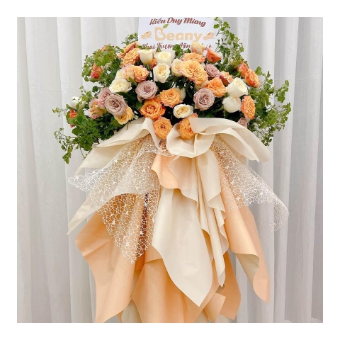 Kệ hoa tươi Khai Trương đủ màu