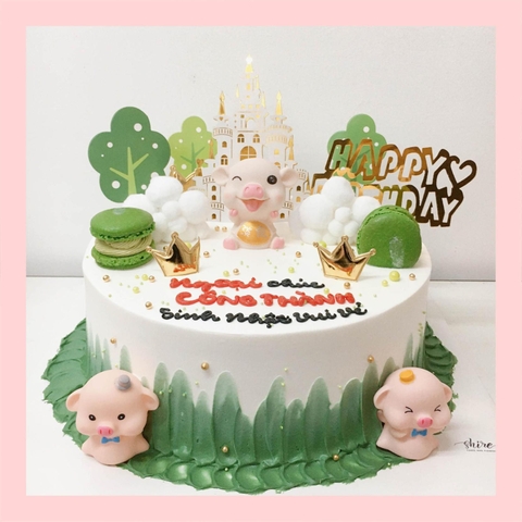 Bánh kem tuổi hợi/con heo - Bánh sinh nhật trẻ em
