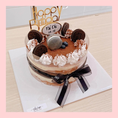 Tiramisu truyền thống tròn -  Bánh kem tiramisu dạng ổ