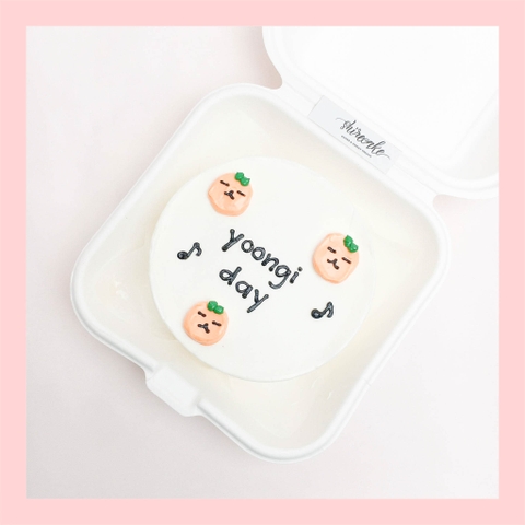 Mini Bento nhiều chủ đề - Bánh kem bơ mini hộp bã mía