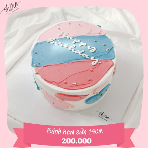 Bánh kem sữa tươi size 14cm