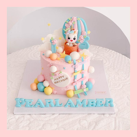 Bánh kem tạo hình kỳ lân Unicorn- Bánh kem fondant
