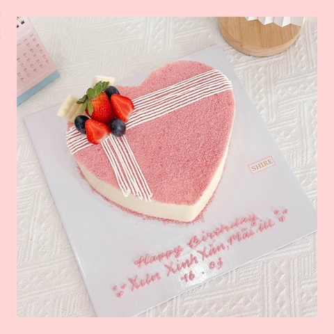 Tiramisu trang trí trái cây - Bánh kem tiramisu dạng ổ