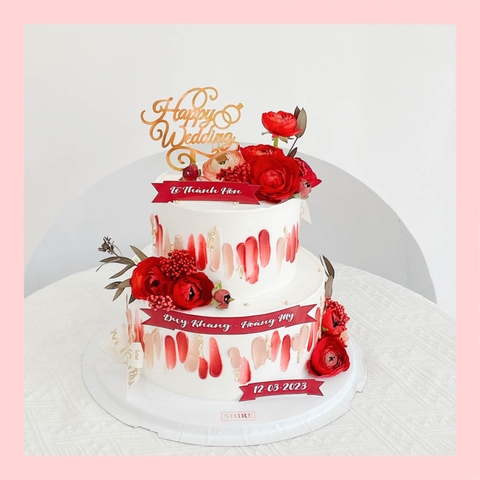 Bánh kem hai tầng cho nữ - Bánh kem sinh nhật cho nữ