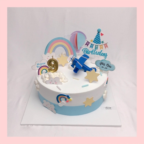 Bánh kem máy bay - Bánh sinh nhật cho bé trai