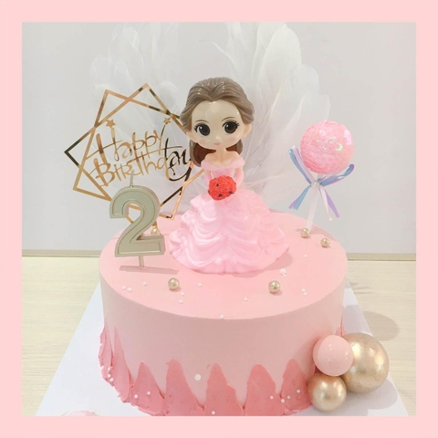 Bánh kem người đẹp & quái vật Belle - Bánh sinh nhật công chúa Disney