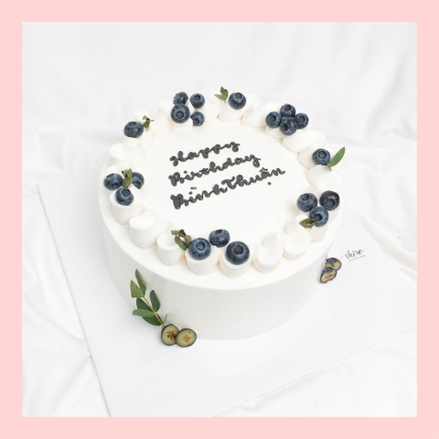 Bánh trang trí việt quất - Bánh kem sinh nhật