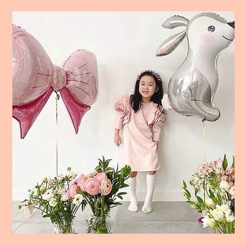 Phao lẻ - Hình thỏ xám