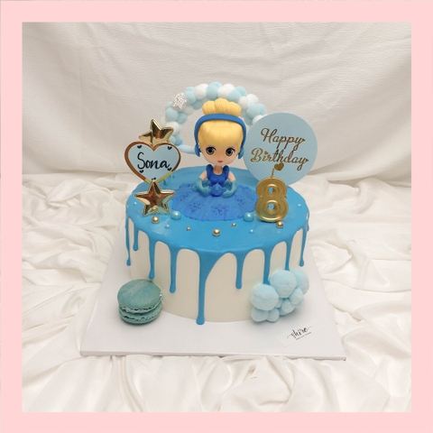 Bánh kem Lọ Lem Cinderella - Bánh sinh nhật công chúa Disney