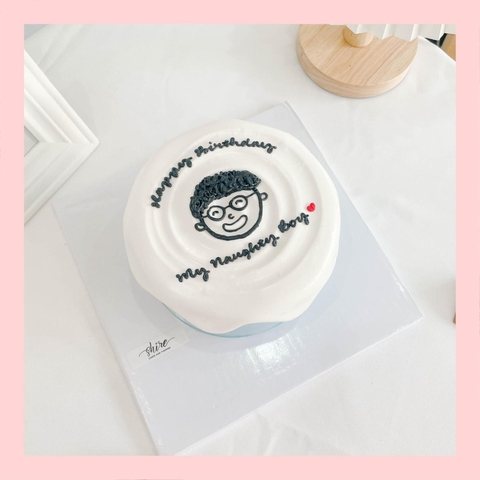 Bánh kem vẽ người nam - Bánh kem sinh nhật cho nam