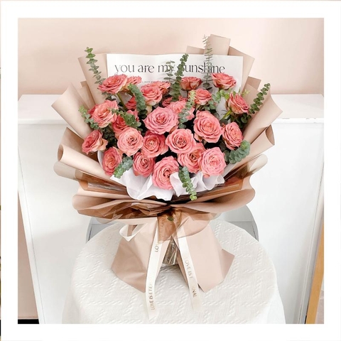 Bó hoa tươi tặng sếp nam