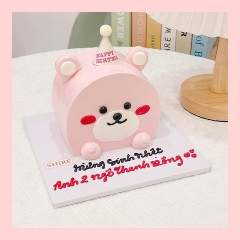Bánh tạo hình con gấu/ con thỏ 3D - Bánh sinh nhật trẻ em