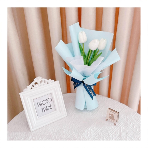 Hoa tulip PU dạng bó