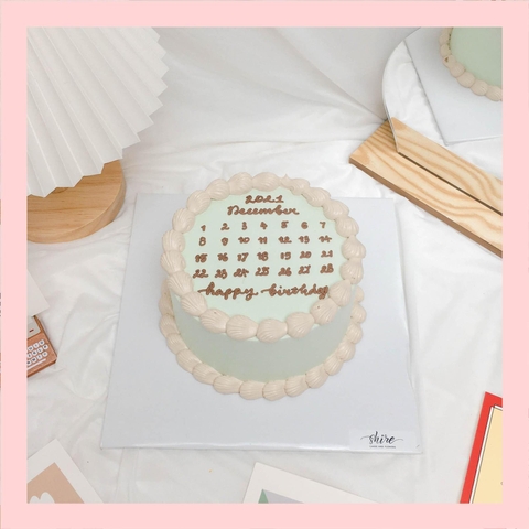 Bánh kem vẽ lịch - Bánh kem sinh nhật