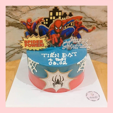 Bánh kem người nhện - Bánh sinh nhật bé trai