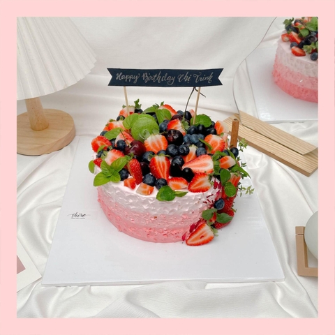 Bánh kem trang trí trái cây - Bánh kem sinh nhật