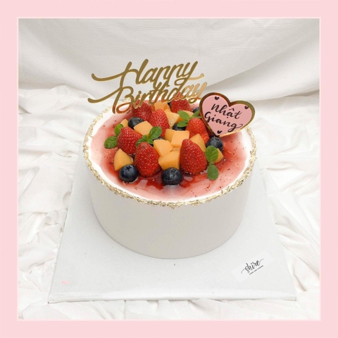 Bánh kem trang trí trái cây - Bánh kem sinh nhật