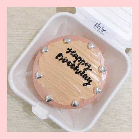 Mini Bento nhiều chủ đề - Bánh kem bơ mini hộp bã mía