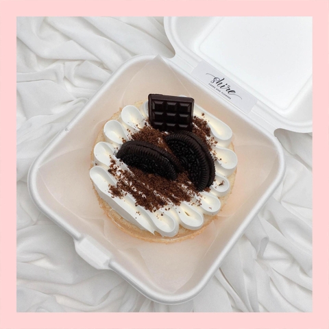Mini Bento nhiều chủ đề - Bánh kem bơ mini hộp bã mía