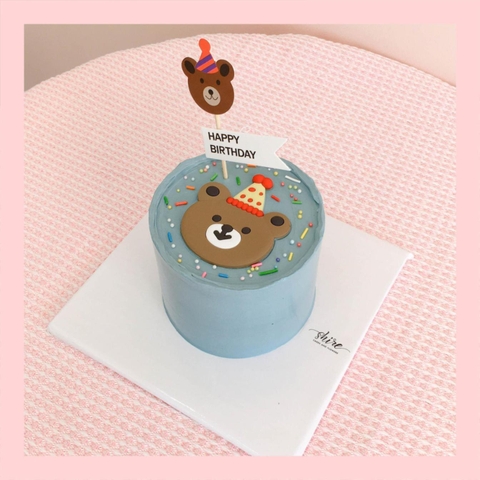 Bánh mini hình thú cute cho bé  - Bánh kem bơ mini 10-12cm
