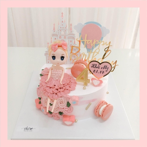Bánh kem búp bê - Bánh sinh nhật bé gái