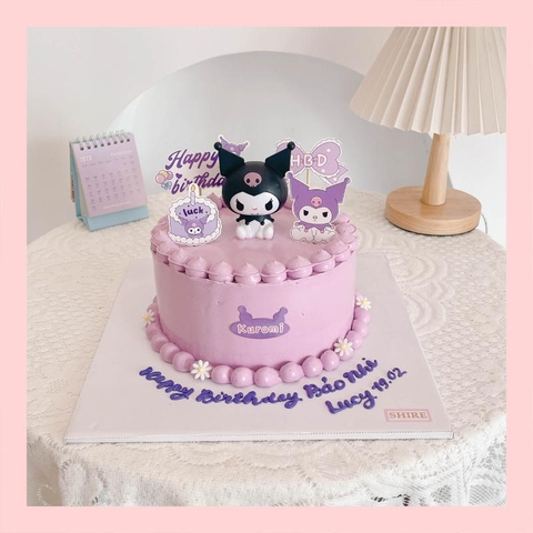 Bánh kem chủ đề nhân vật hoạt hình Sanrio/Labubu/Capybara/Crybaby dễ thương - Bánh sinh nhật trẻ em