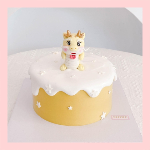 Bánh kem tạo hình con hổ/ con rồng cho bé - Bánh kem fondant