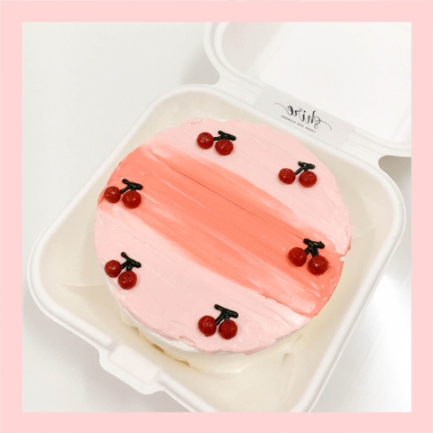 Mini Bento trái cây khác - Bánh kem bơ mini hộp bã mía