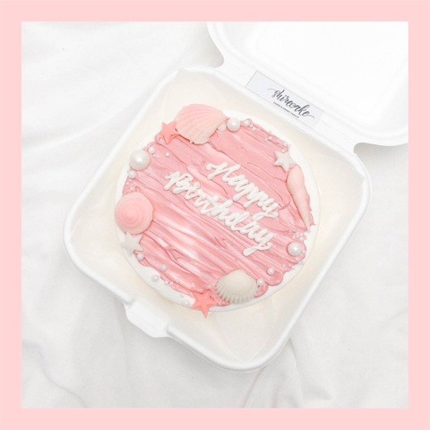 Mini Bento nhiều chủ đề - Bánh kem bơ mini hộp bã mía