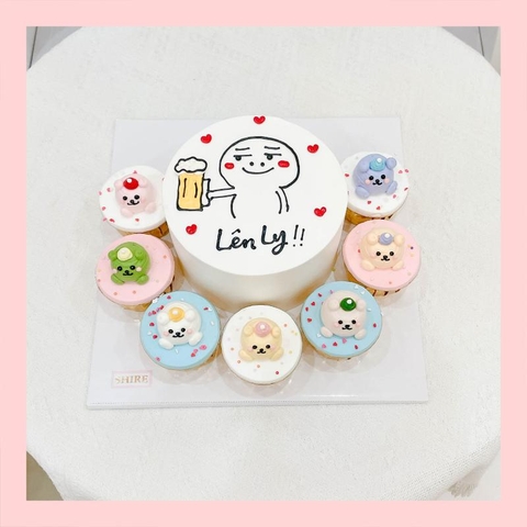 Set bánh nhiều loại