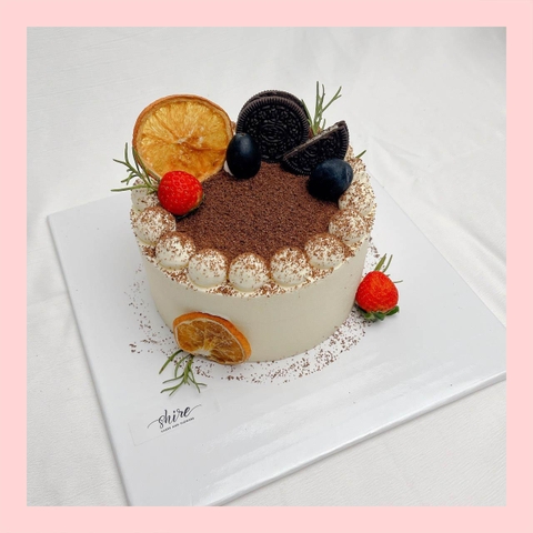 Tiramisu cỡ nhỏ 12-14cm - Bánh kem tiramisu dạng ổ