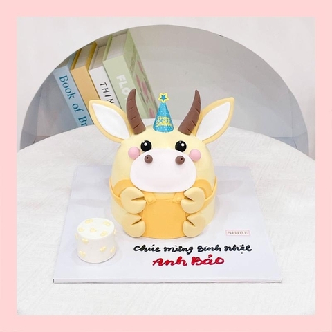 Bánh tạo hình Khủng Long/ con trâu/ con hổ/con rồng 3D - Bánh sinh nhật trẻ em