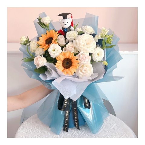 Bó hoa tươi tốt nghiệp