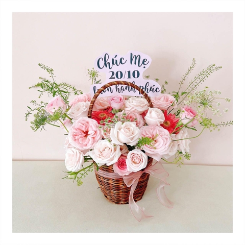 Giỏ hoa tươi mừng sinh nhật