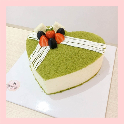 Tiramisu trái tim - Bánh kem tiramisu dạng ổ